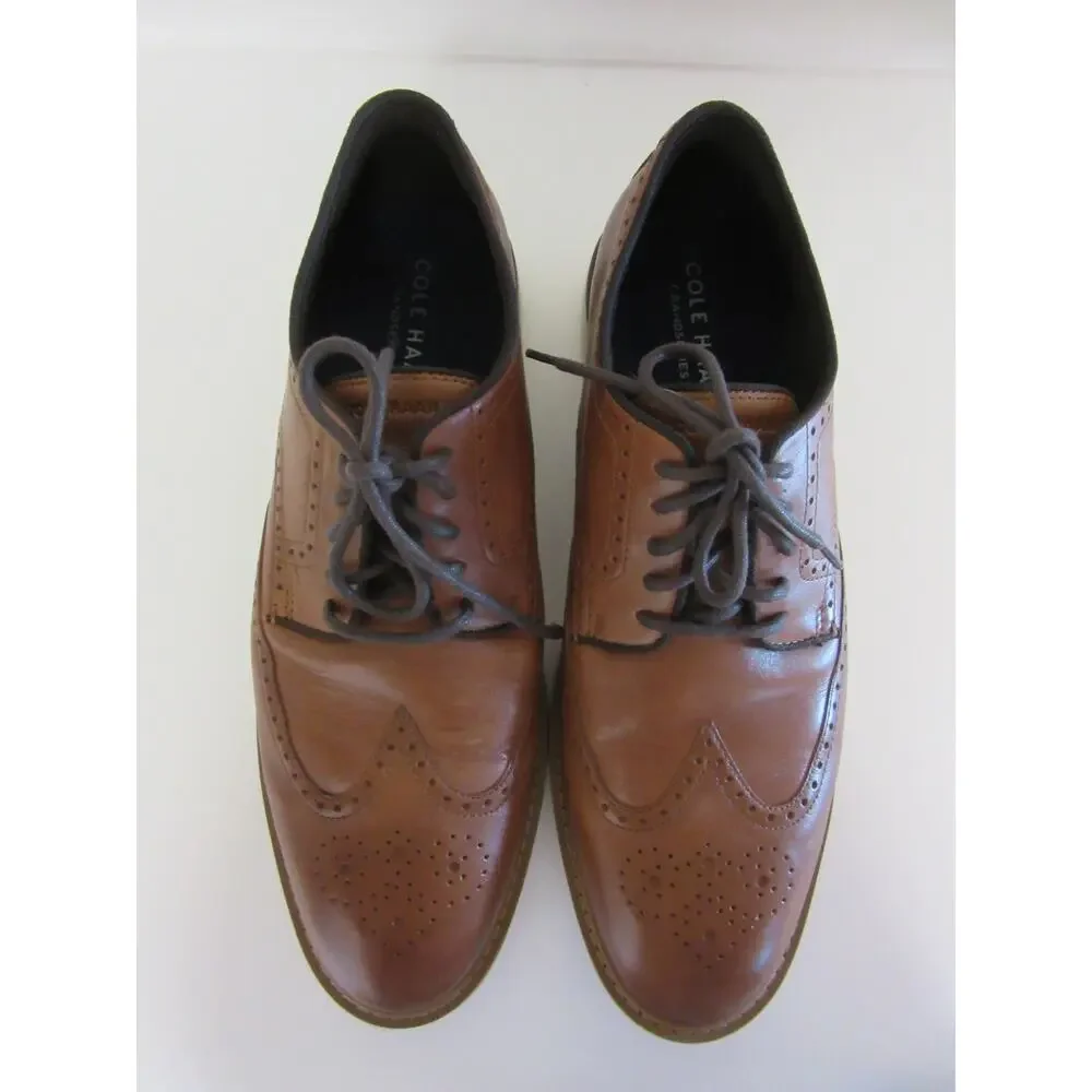 Cole Haan Men's Modern Classic/Grand Series Wingtip Oxford 13M Tan/Brown C34130